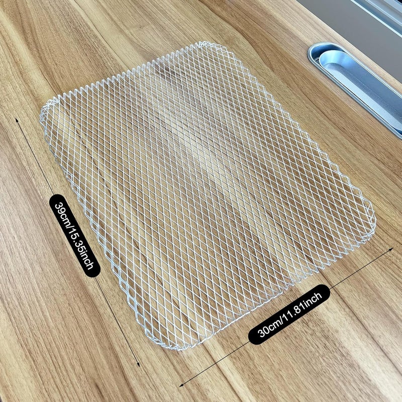 Zalaxt 10 Pack BBQ Grill Mesh Mat,Mesh Baking Tray,Grill Mesh,Disposable Barbecue Padding for Outdoor Barbecues - Image 4